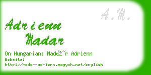 adrienn madar business card
